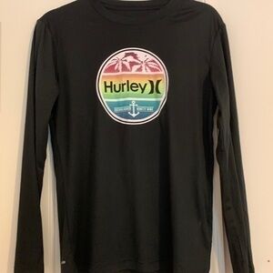 Hurley long sleeve shirt. Size 14/16